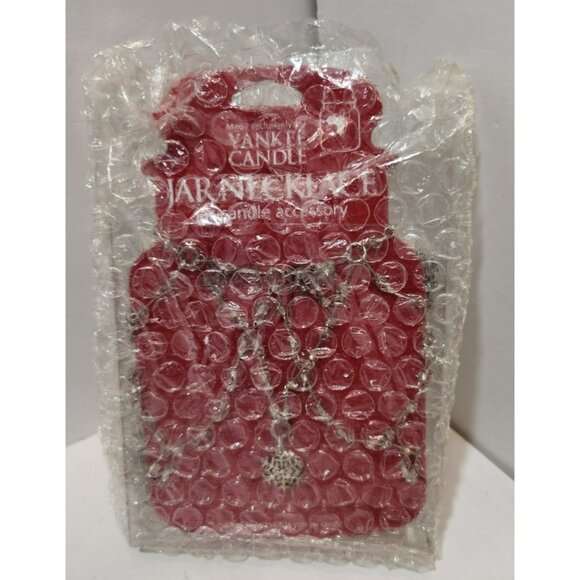 Yankee Candle Snowflake Jar Jewelry Necklace for 22 oz Candles New in Box - Picture 3 of 5